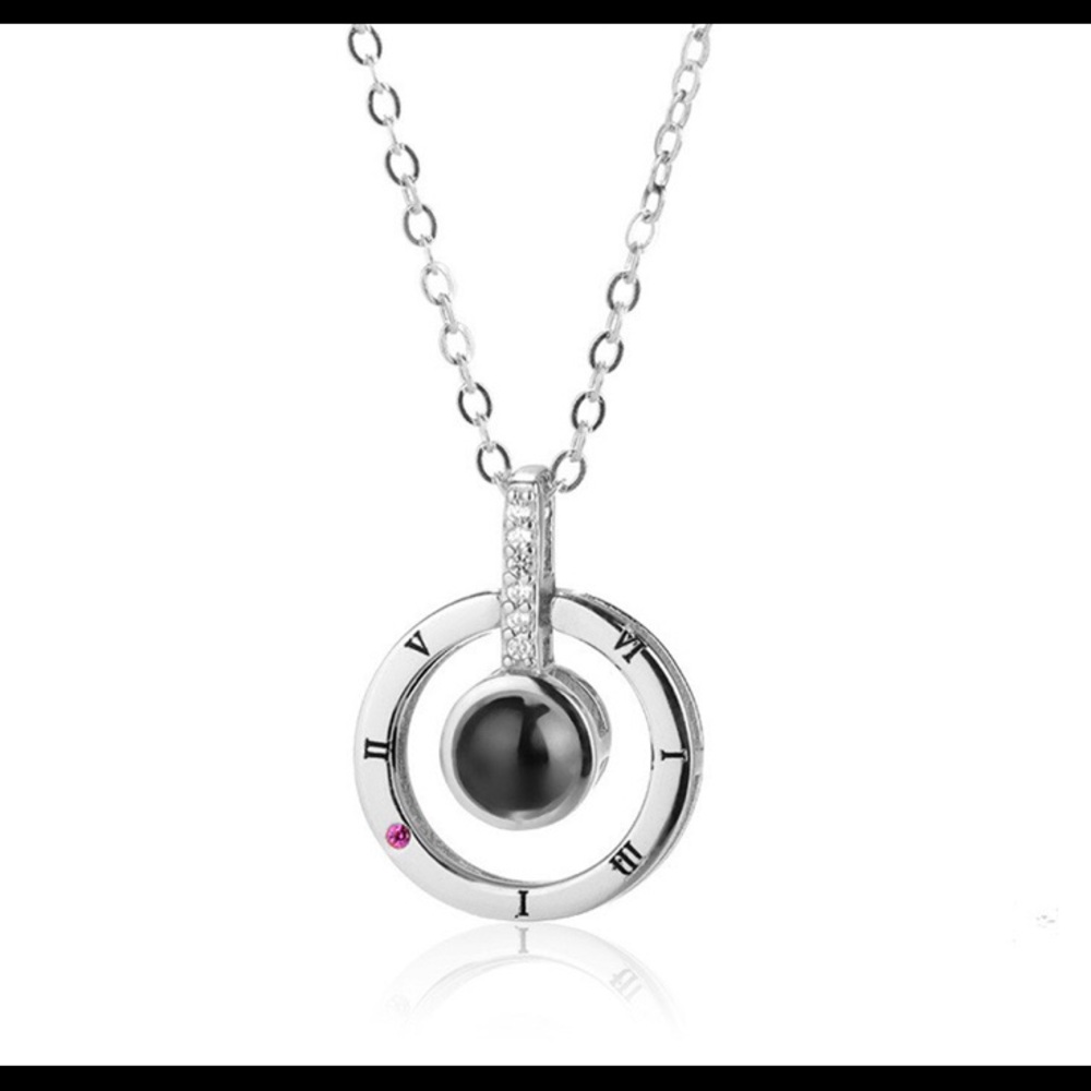 COPY - I love you projection necklace